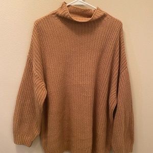 AEO Mock Neck Tunic Sweater